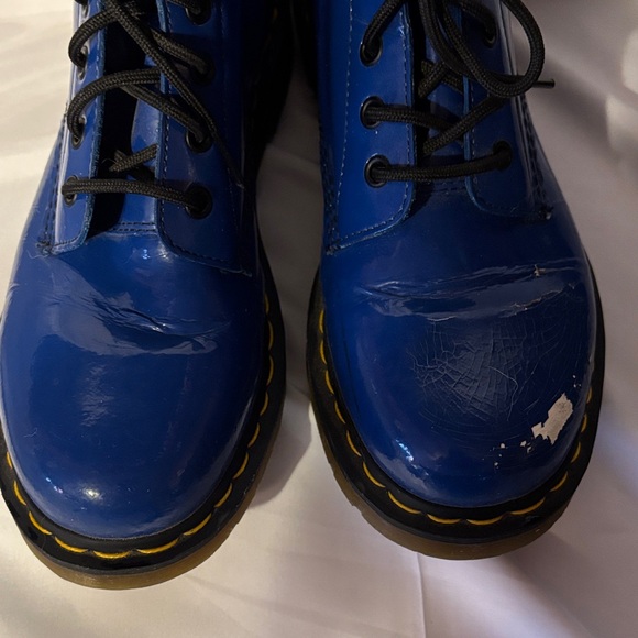 Dr. Marten’s Blue Lace-Up Boots - Picture 3 of 4